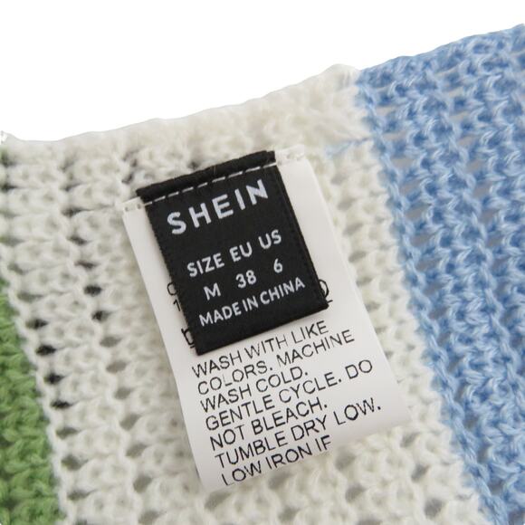 SHEIN Rainbow Crochet Halter Top - Picture 5 of 7